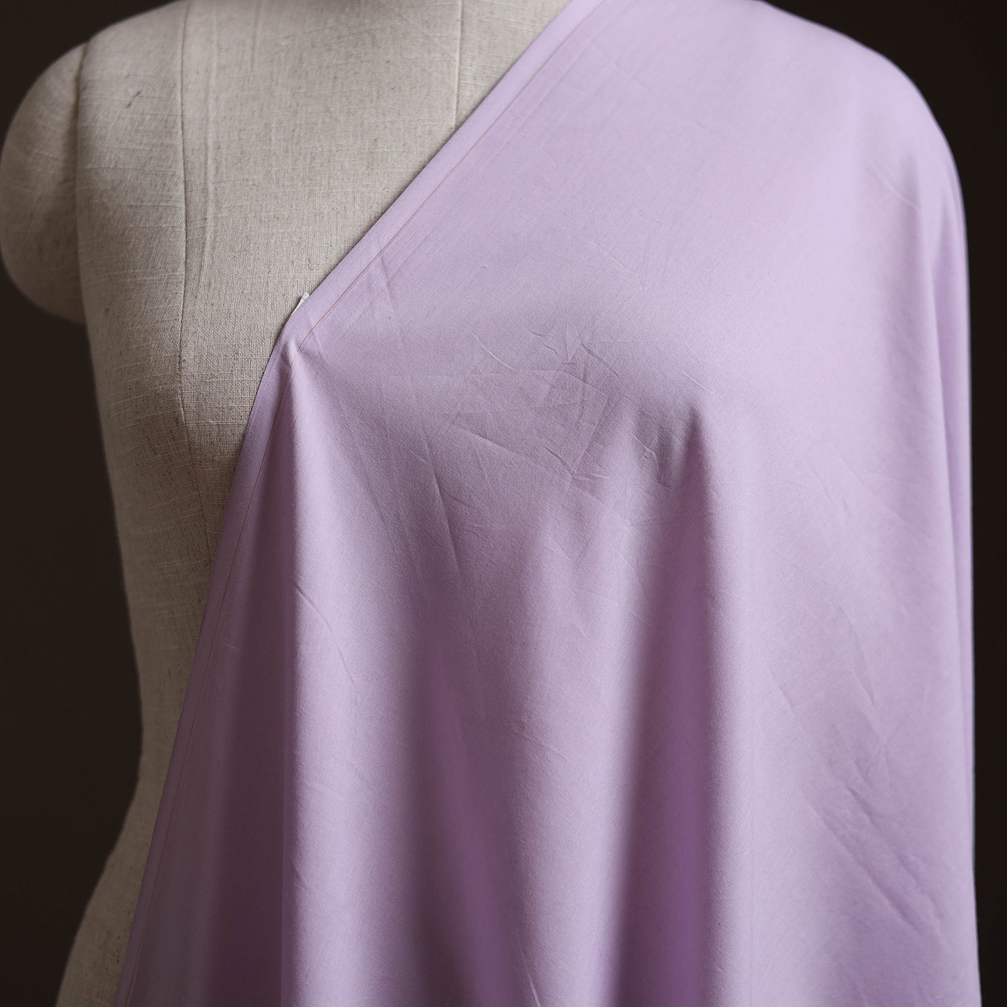 Purple - Prewashed Cotton Plain Fabric 36
