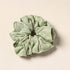 Green Handmade Cotton Elastic Rubber Band/Scrunchie