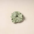 Green Handmade Cotton Elastic Rubber Band/Scrunchie