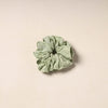 Green Handmade Cotton Elastic Rubber Band/Scrunchie