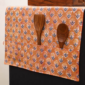 Handmade Fridge Top Cover with Multiple Pockets 192