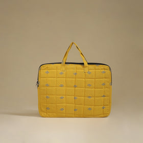 Handcrafted Quilted Laptop Bag 25