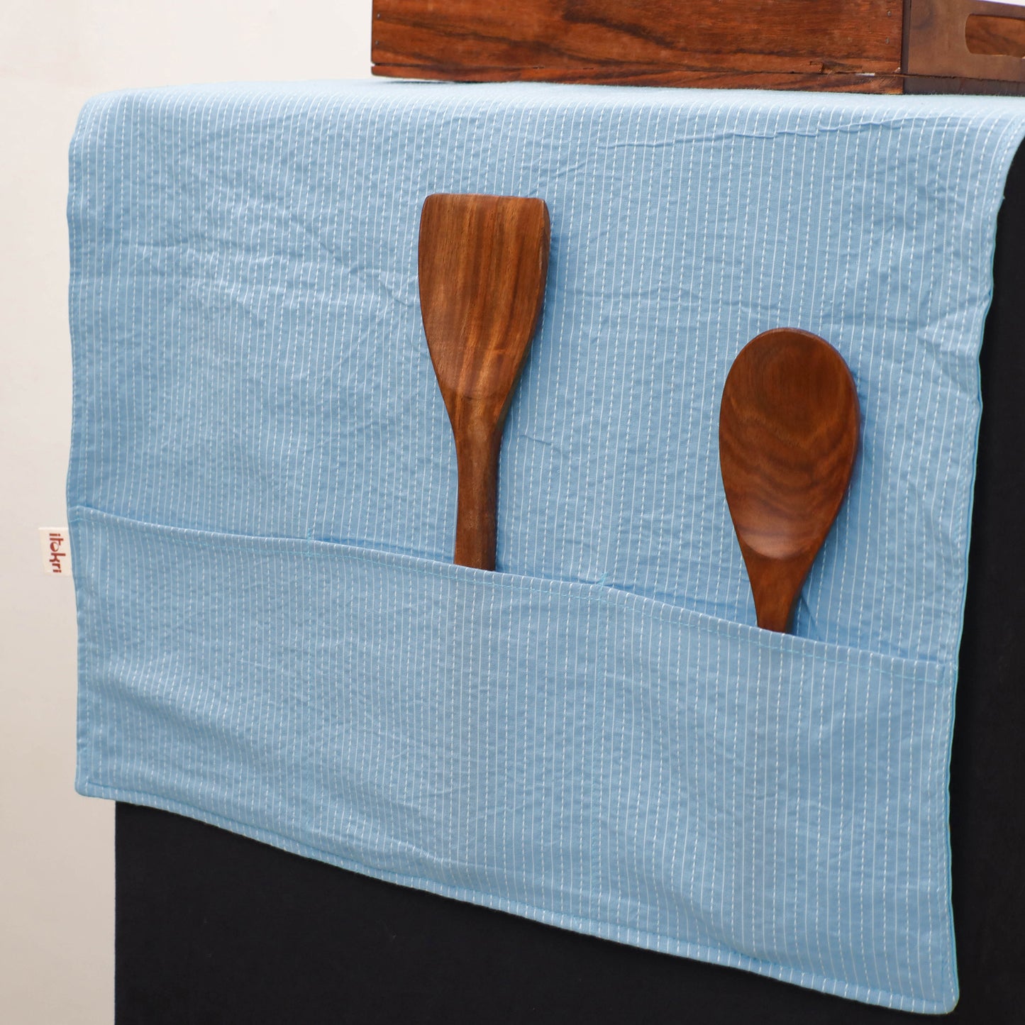 Handmade Fridge Top Cover with Multiple Pockets 194