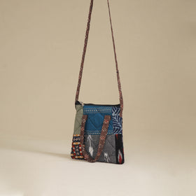 Handmade Quilted Patchwork Sling Bag 01