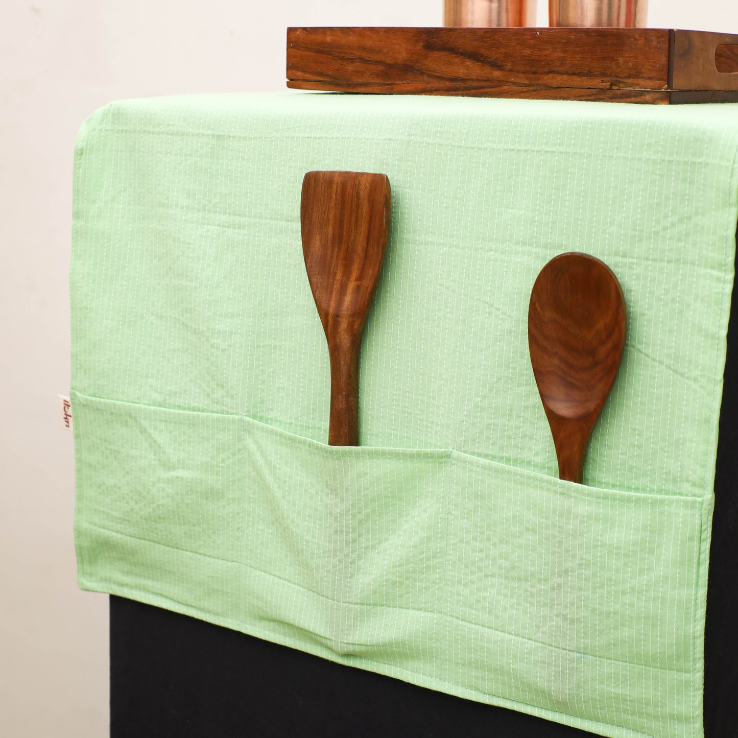 Handmade Fridge Top Cover with Multiple Pockets 196