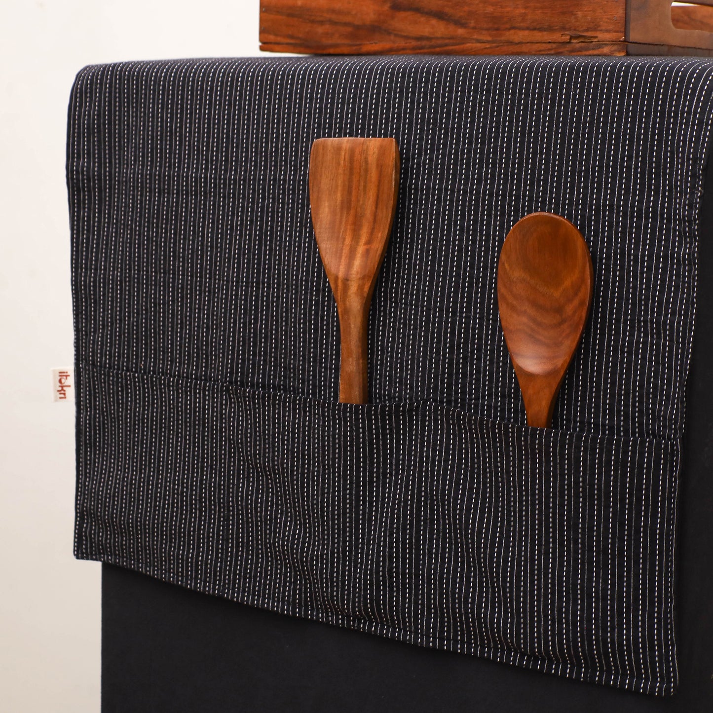 Handmade Fridge Top Cover with Multiple Pockets 197
