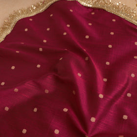 Purple - Handcrafted Lace Sequin Work Pooja Thali Cover 16
