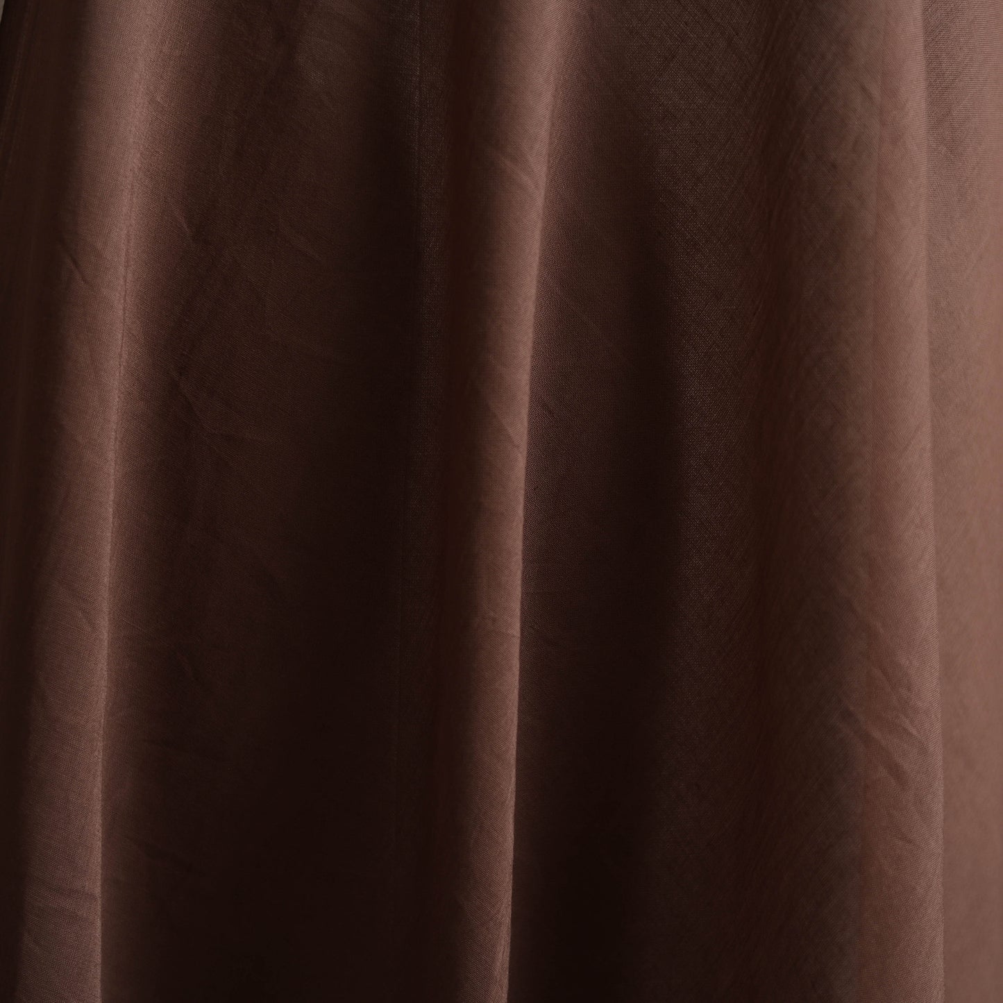 Brown - Prewashed Mul Cotton Plain Fabric 42