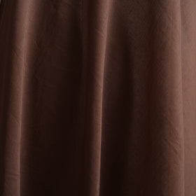 Brown - Prewashed Mul Cotton Plain Fabric 42