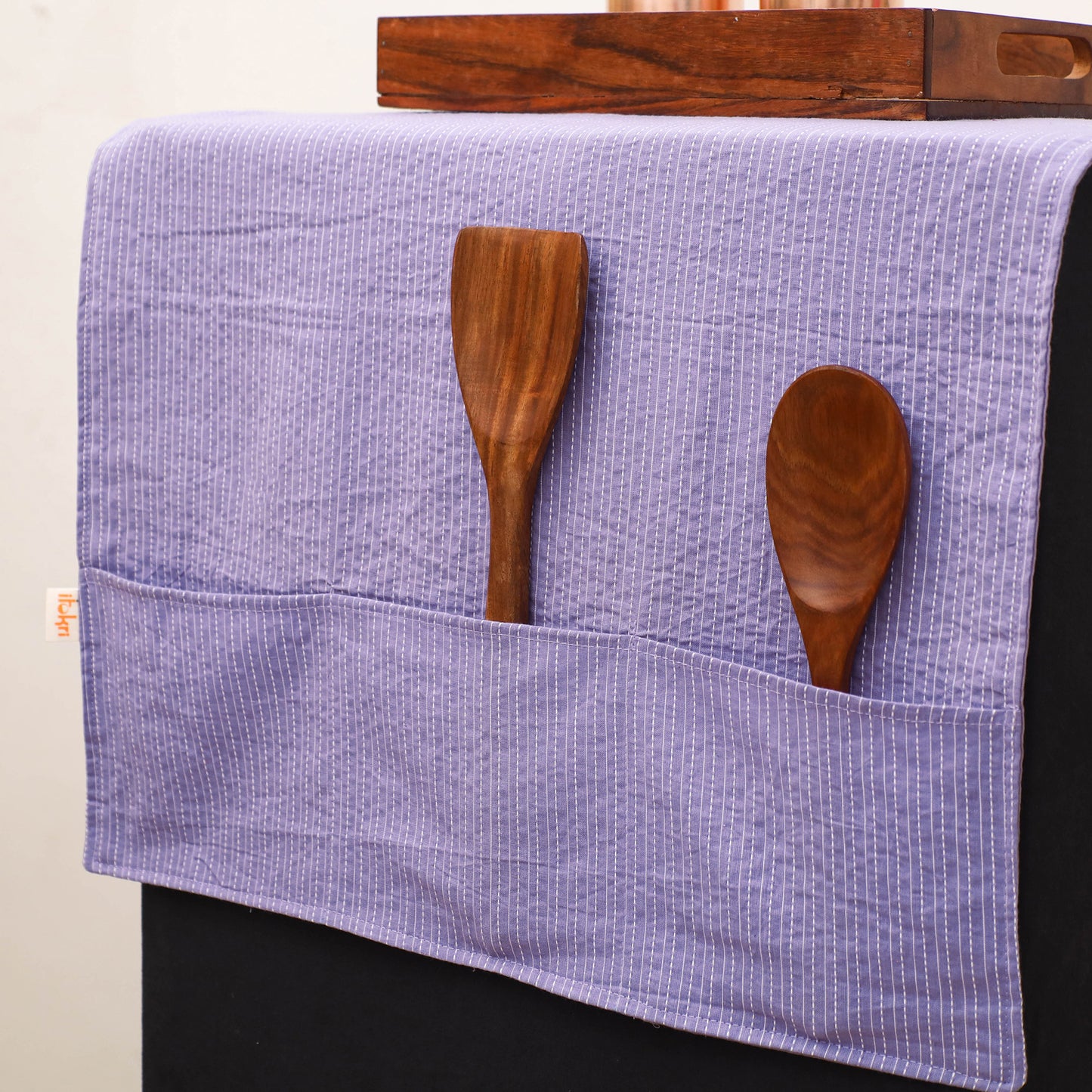 Handmade Fridge Top Cover with Multiple Pockets 198