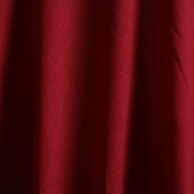 Red - Prewashed Slub Cotton Plain Fabric 43