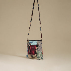 Handmade Quilted Patchwork Sling Bag 04