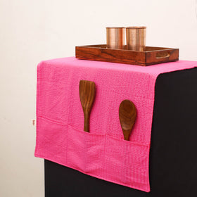 Handmade Fridge Top Cover with Multiple Pockets 201