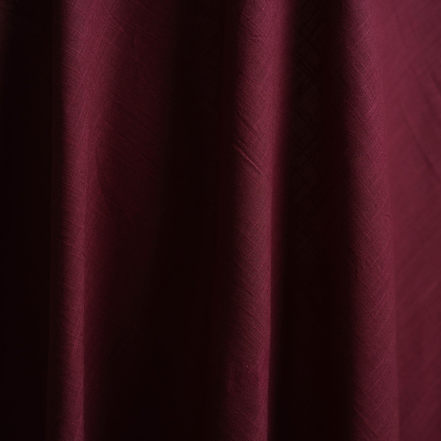 Purple - Prewashed Slub Cotton Plain Fabric 44