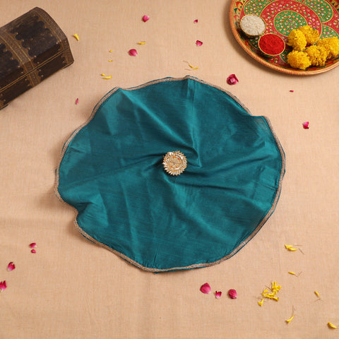 Handcrafted Lace Work Pooja Thali Cover 22
