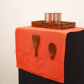 Handmade Fridge Top Cover with Multiple Pockets 202