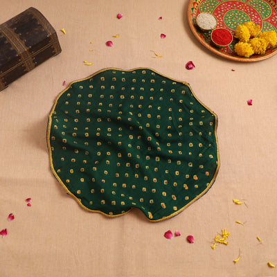 Handcrafted Lace Work Pooja Thali Cover 30