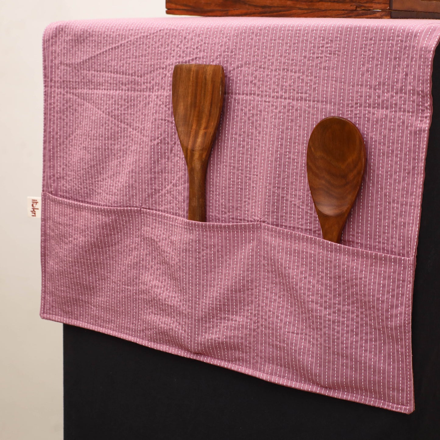 Handmade Fridge Top Cover with Multiple Pockets 203