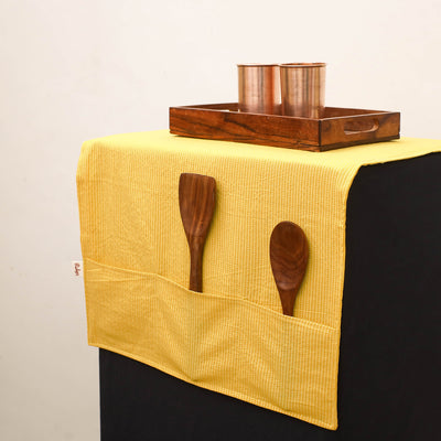 Handmade Fridge Top Cover with Multiple Pockets 204
