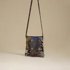 Handmade Quilted Patchwork Sling Bag 06