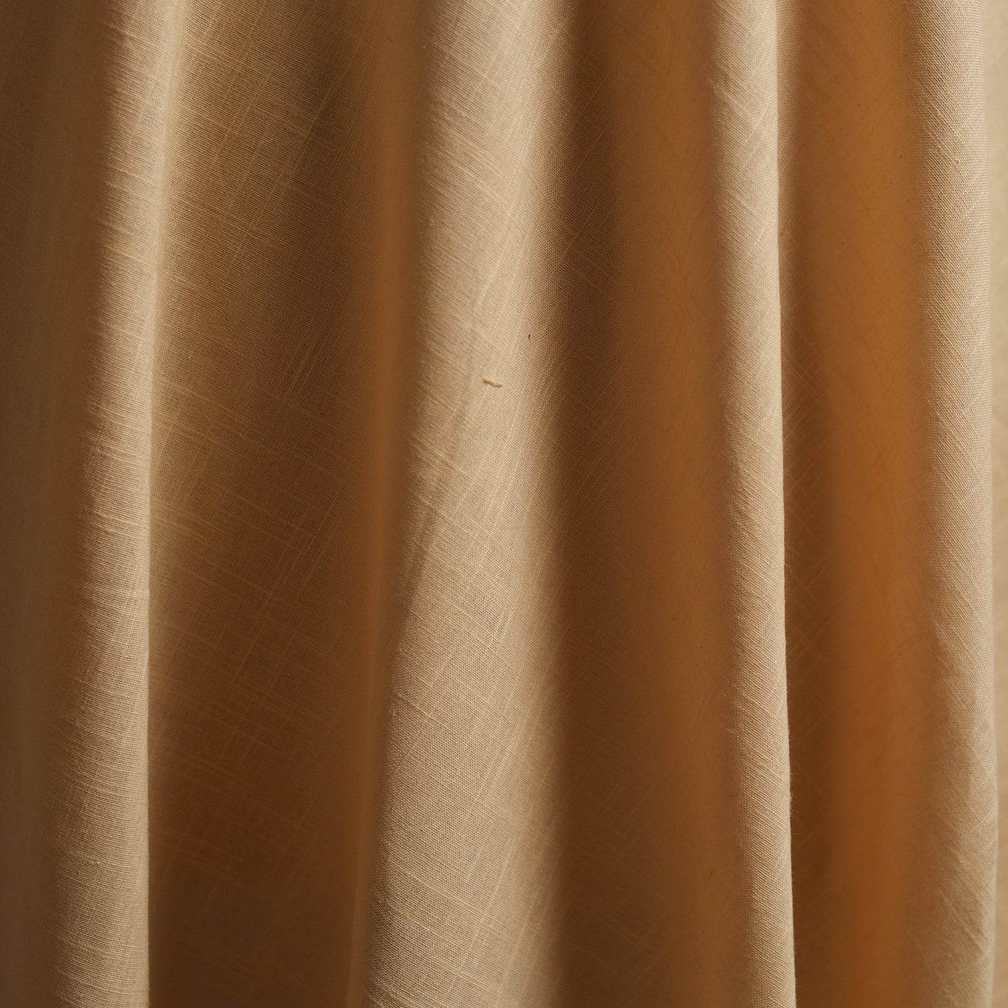 Beige - Prewashed Slub Cotton Plain Fabric 46