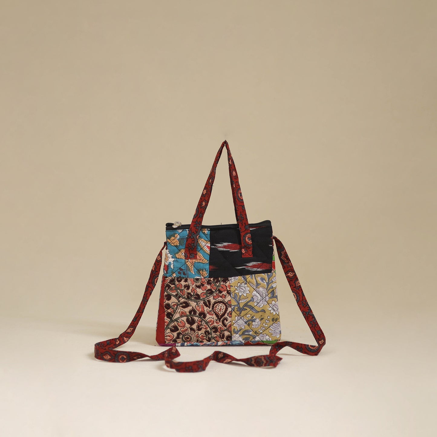 Handmade Quilted Patchwork Sling Bag 07