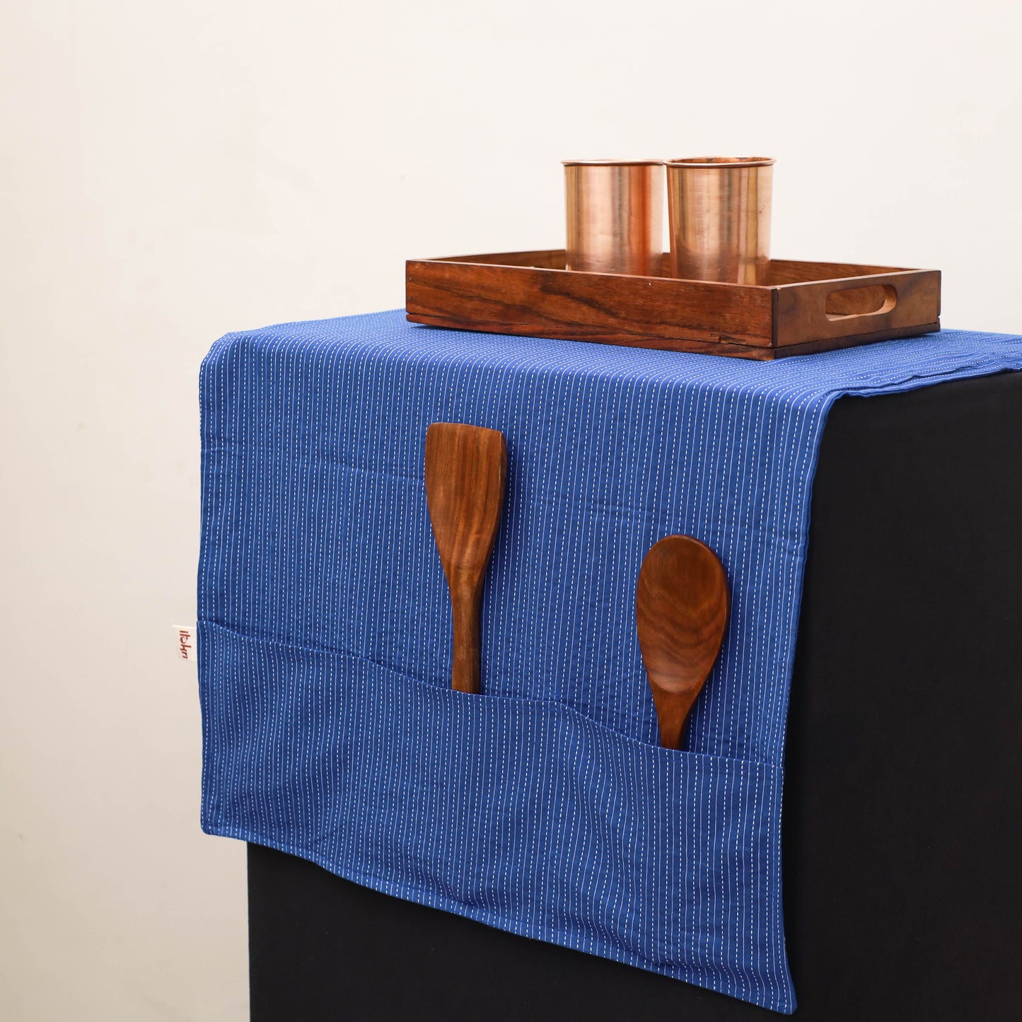 Handmade Fridge Top Cover with Multiple Pockets 206