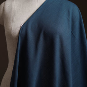 Blue - Prewashed Slub Cotton Plain Fabric 47