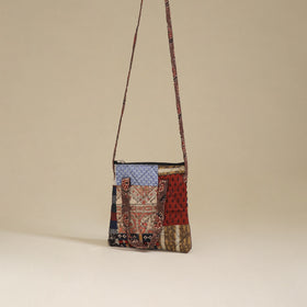 Handmade Quilted Patchwork Sling Bag 08