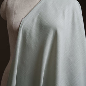 Blue - Prewashed Slub Cotton Plain Fabric 48