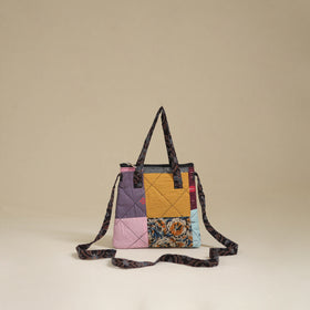 Handmade Quilted Patchwork Sling Bag 09