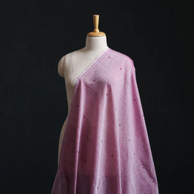 Handloom Thread Buti Mercerised Cotton Chanderi Fabric 06