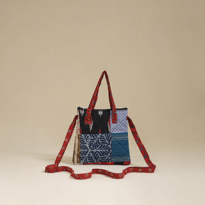 Handmade Quilted Patchwork Sling Bag 11