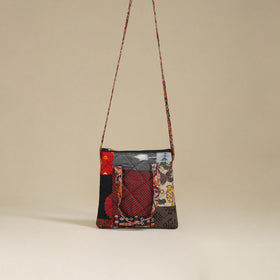 Handmade Quilted Patchwork Sling Bag 12