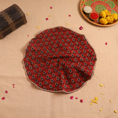 Handcrafted Lace Work Pooja Thali Cover 39
