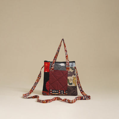 Handmade Quilted Patchwork Sling Bag 12