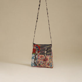 Handmade Quilted Patchwork Sling Bag 13