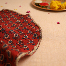 Handcrafted Lace Work Pooja Thali Cover 39