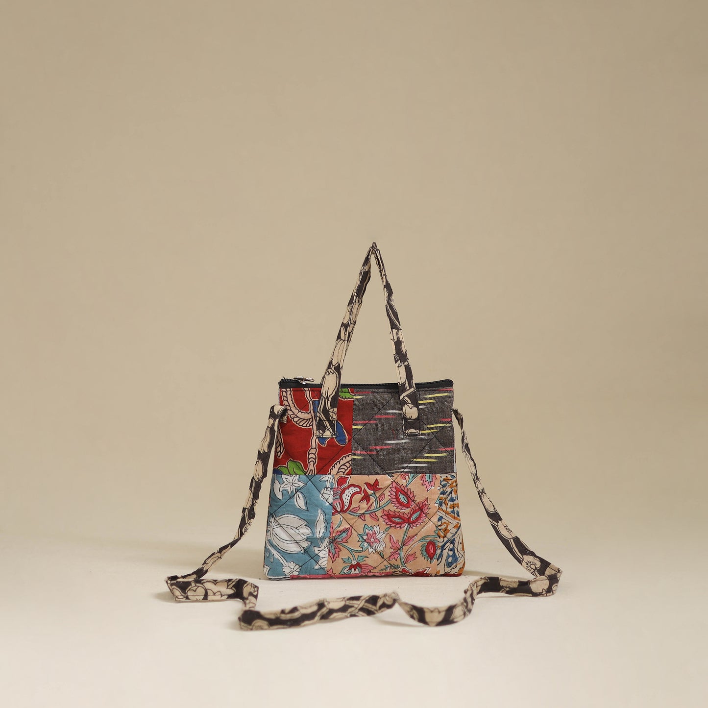 Handmade Quilted Patchwork Sling Bag 13