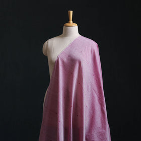 Handloom Thread Buti Mercerised Cotton Chanderi Fabric 09