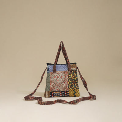 Handmade Quilted Patchwork Sling Bag 14