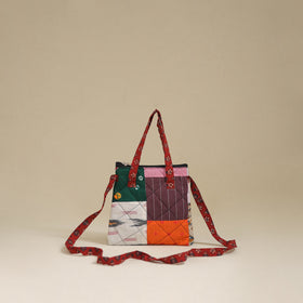 Handmade Quilted Patchwork Sling Bag 15