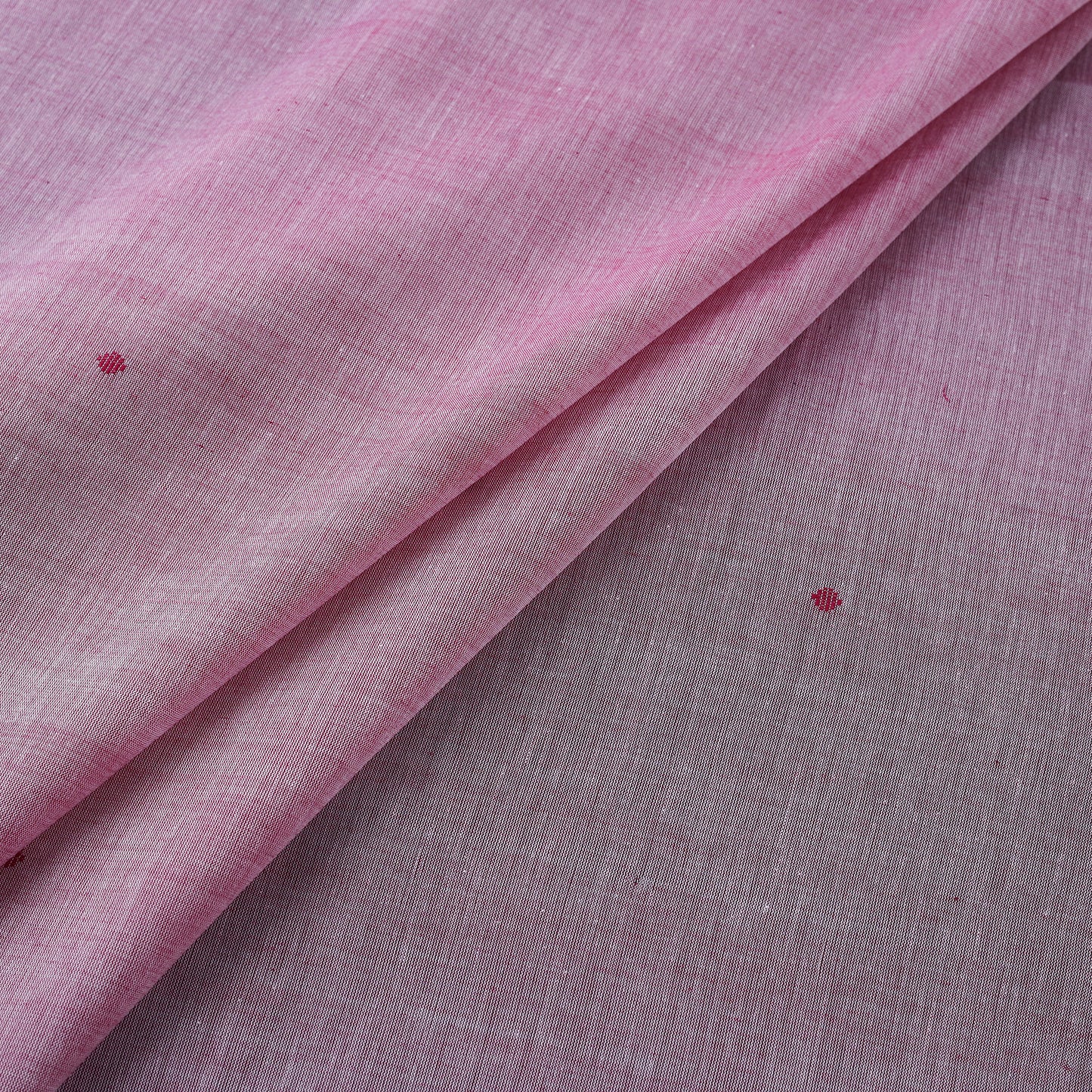 Handloom Thread Buti Mercerised Cotton Chanderi Fabric 09