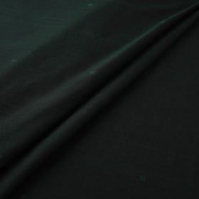 Green - Handloom Thread Buti Mercerised Cotton Chanderi Fabric 08