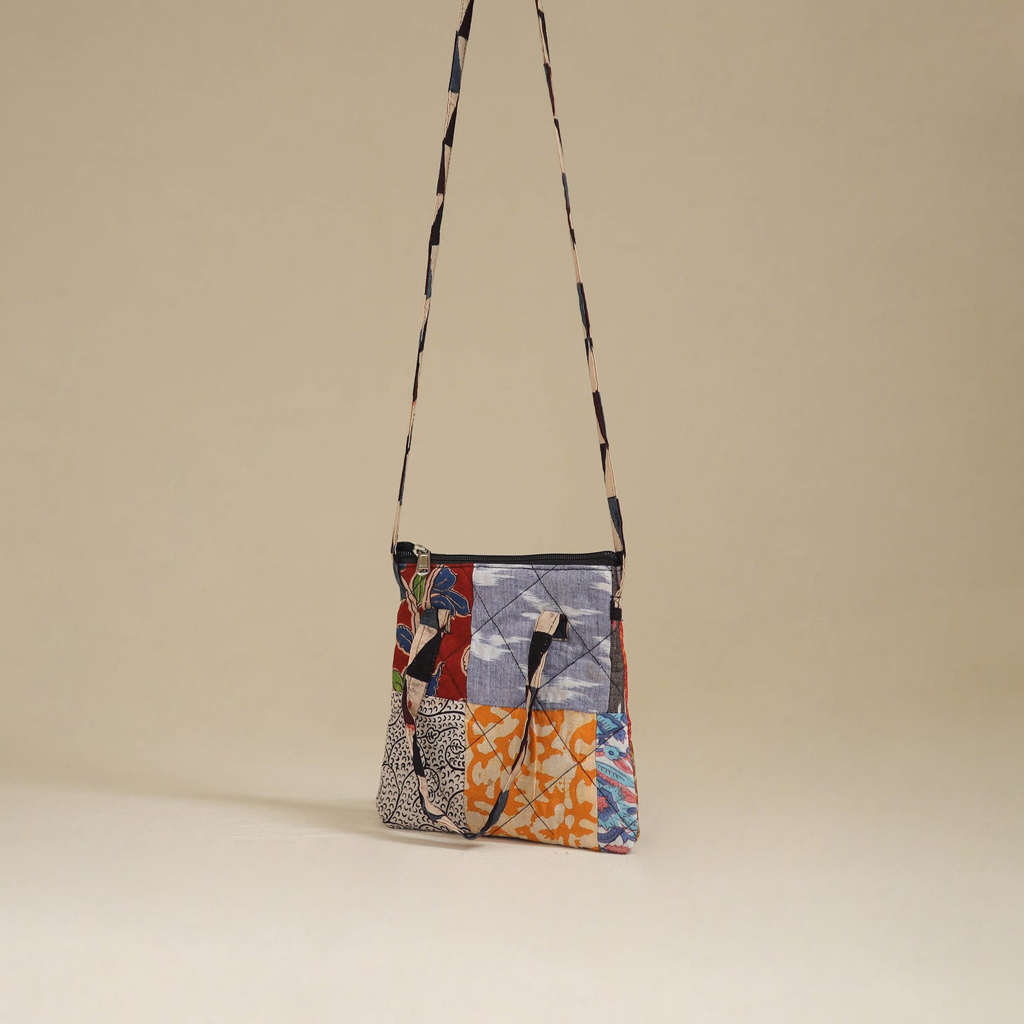 Handmade Quilted Patchwork Sling Bag 18