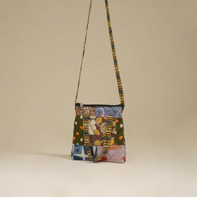 Handmade Quilted Patchwork Sling Bag 21