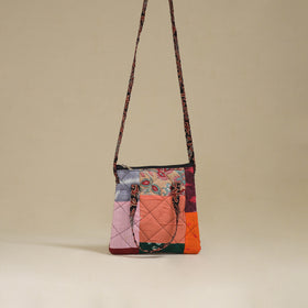 Handmade Quilted Patchwork Sling Bag 22