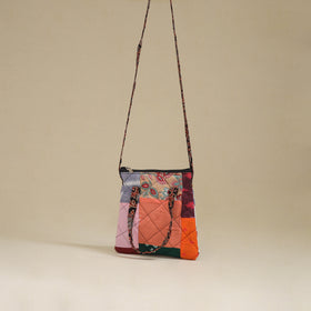 Handmade Quilted Patchwork Sling Bag 22