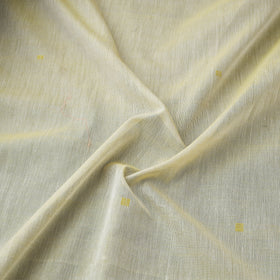 Handloom Thread Buti Mercerised Cotton Chanderi Fabric 01