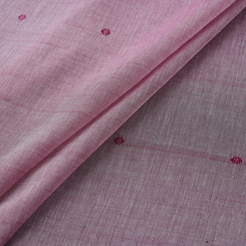 Handloom Thread Buti Mercerised Cotton Chanderi Fabric 06